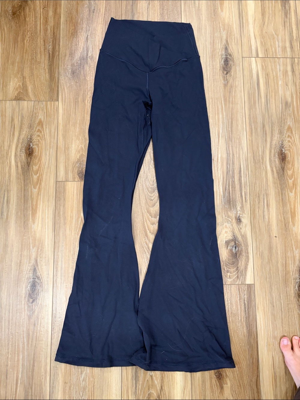 Aerie High-Waist Navy Flared Yoga Pants